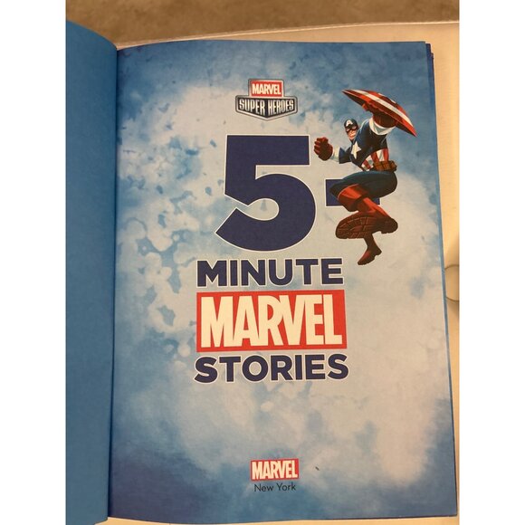 5-Minute Marvel Stories Hardcover Book Featuring Superheroes & Adventures - Picture 2 of 7